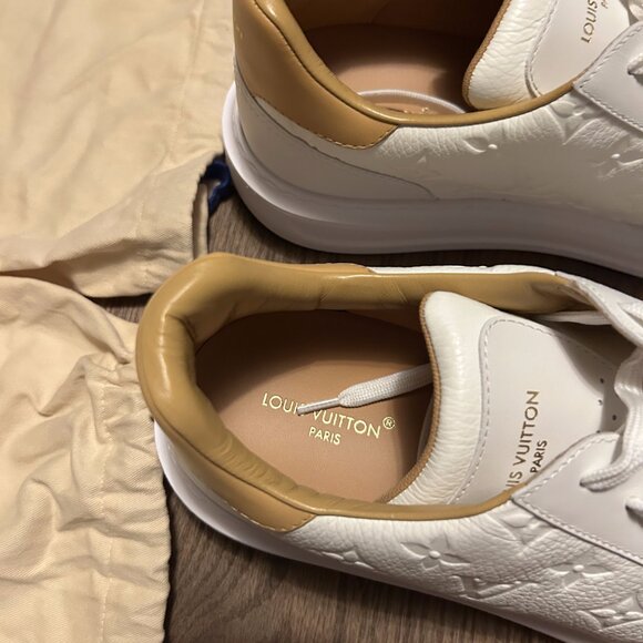White Beverly Hills Louis Vuitton Mens Sneakers - Picture 6 of 14